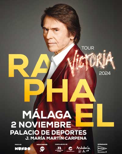 Concierto Raphael - Gira Victoria en Málaga