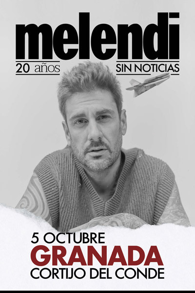 Concierto Melendi en Granada