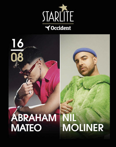Concierto Abraham Mateo & Nil Moliner - Starlite Festival Occident 2024 en Málaga