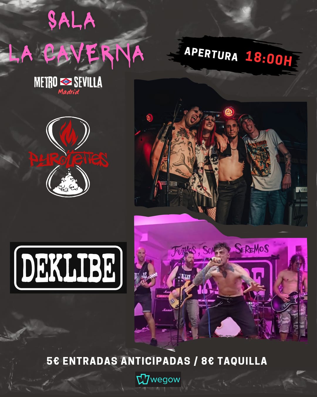 Concierto PYROUETTES - DEKLIBE