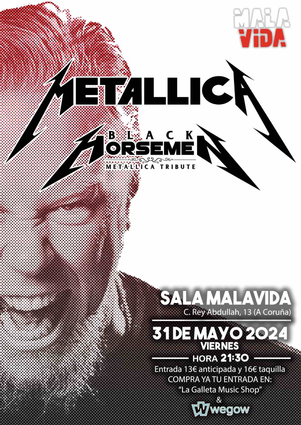 Black Horsemen - Concierto Tributo a Metallica (A Coruña)