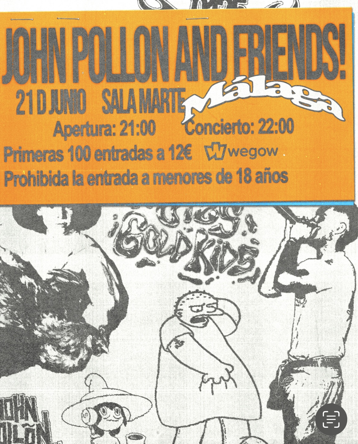 Concierto John Pollõn en Málaga