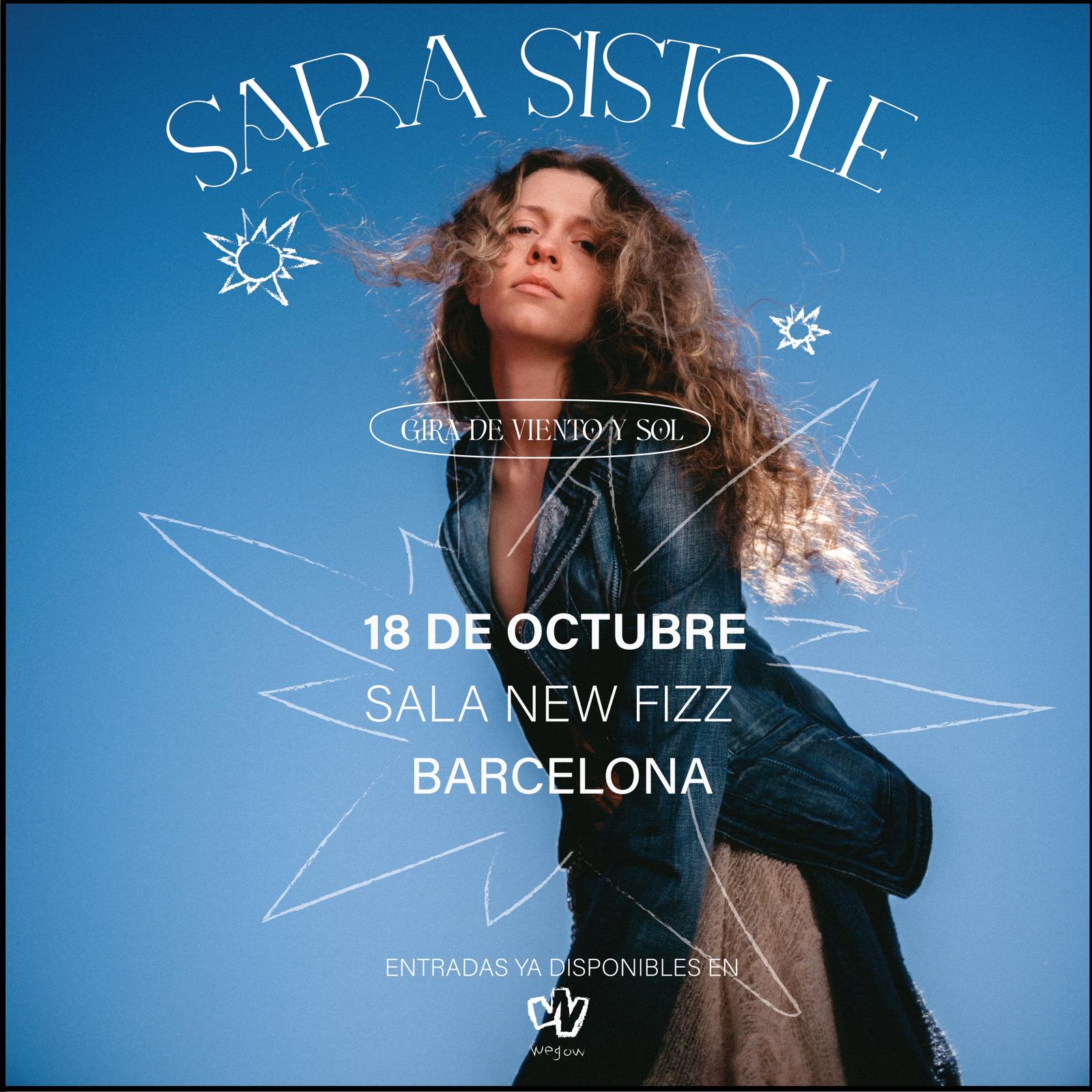 Concierto de Sara Sístole en Barcelona