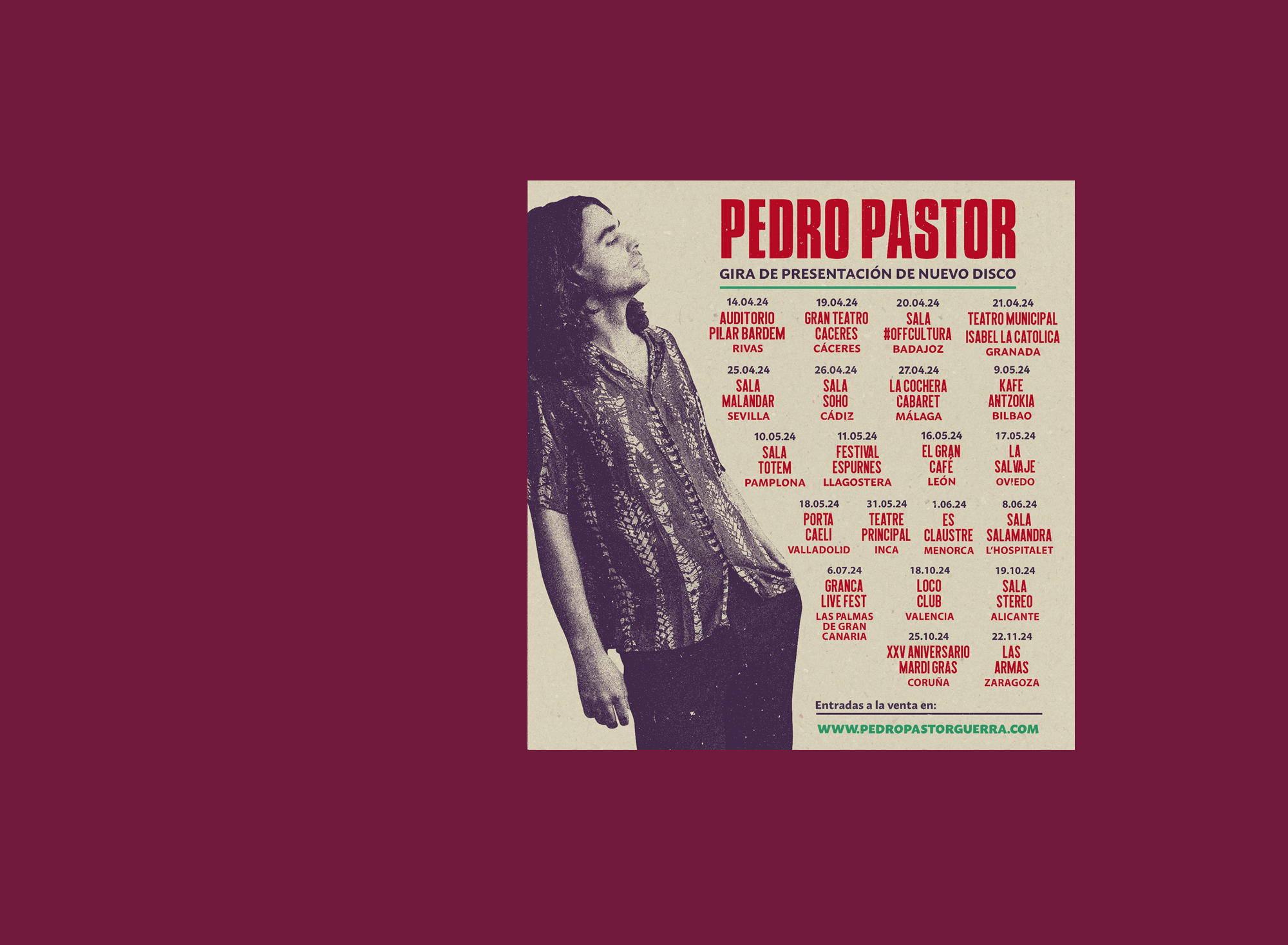 Pedro Pastor concierto XXV Anivarsario Mardi Gras - A Coruña