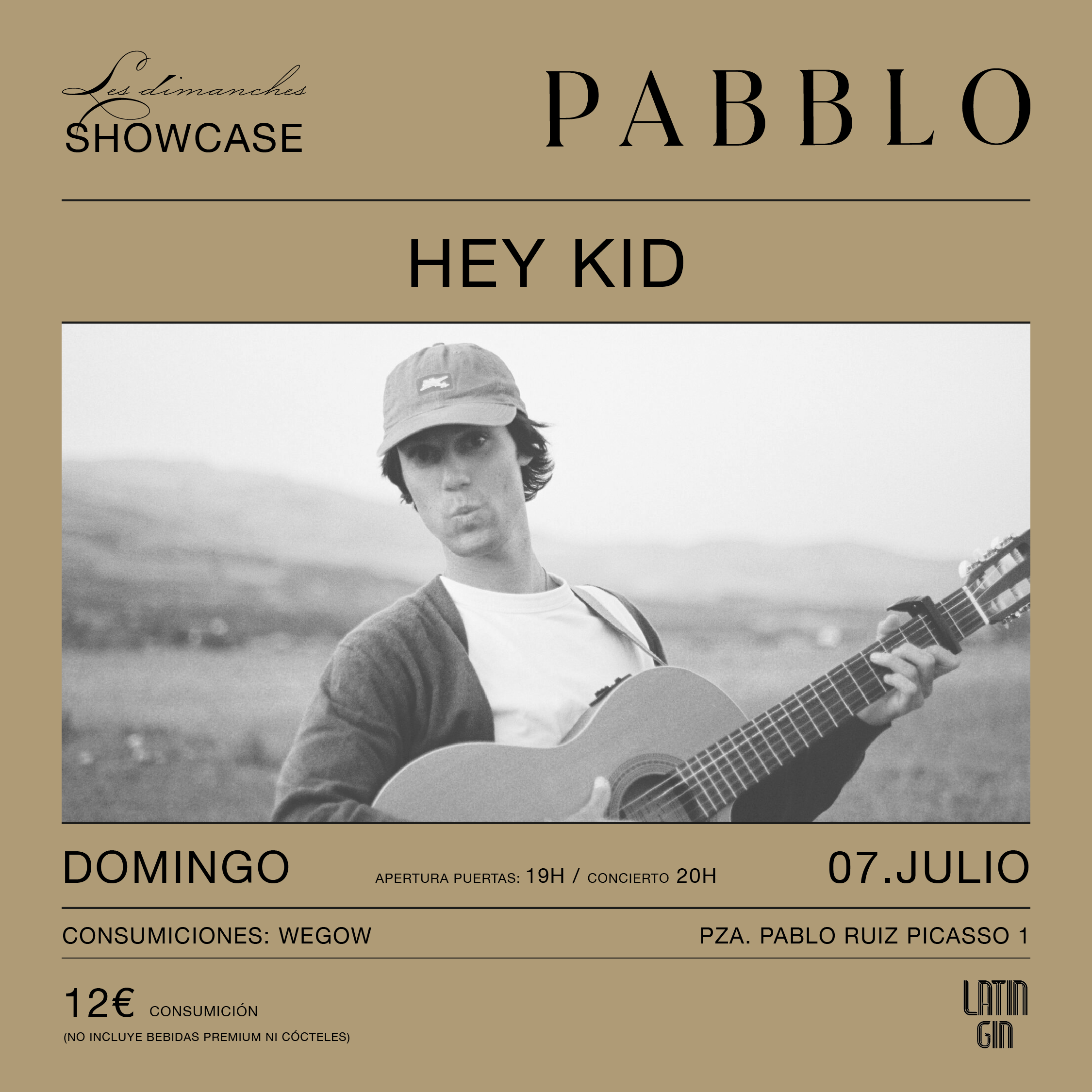 Showcase de Hey Kid en Les Dimanches Showcase en PABBLO