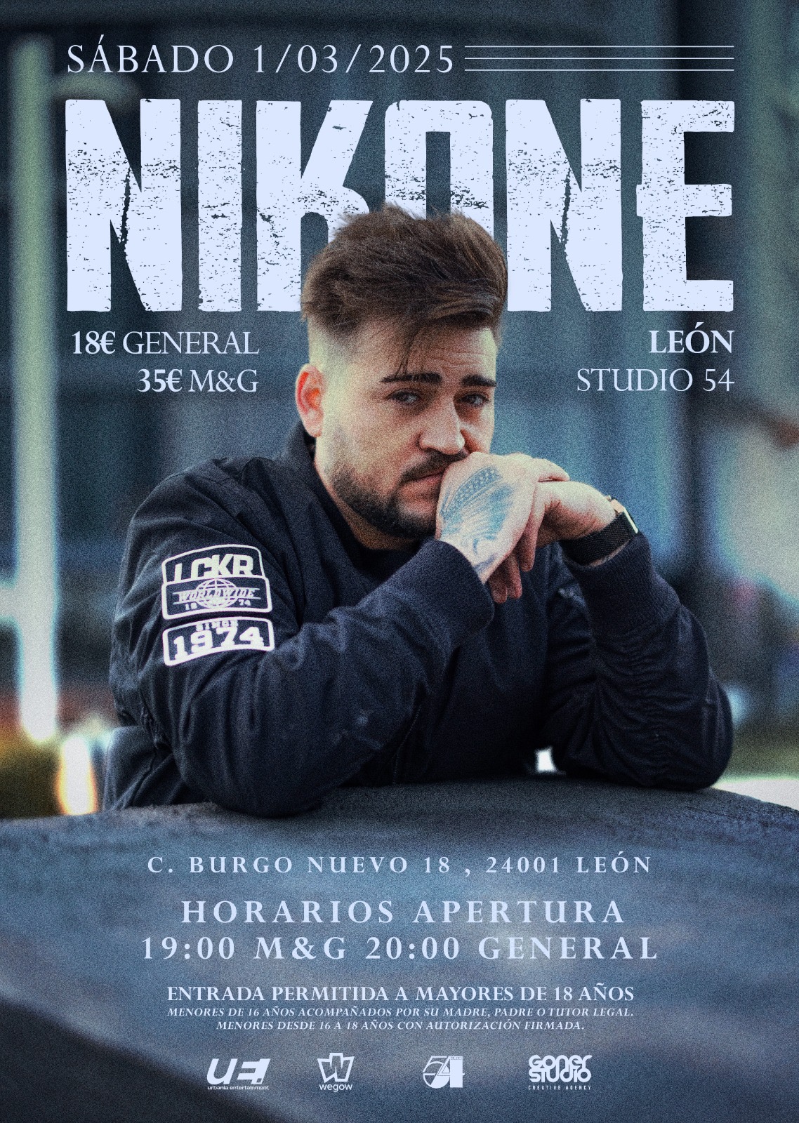Nikone en León | Sala Studio 54