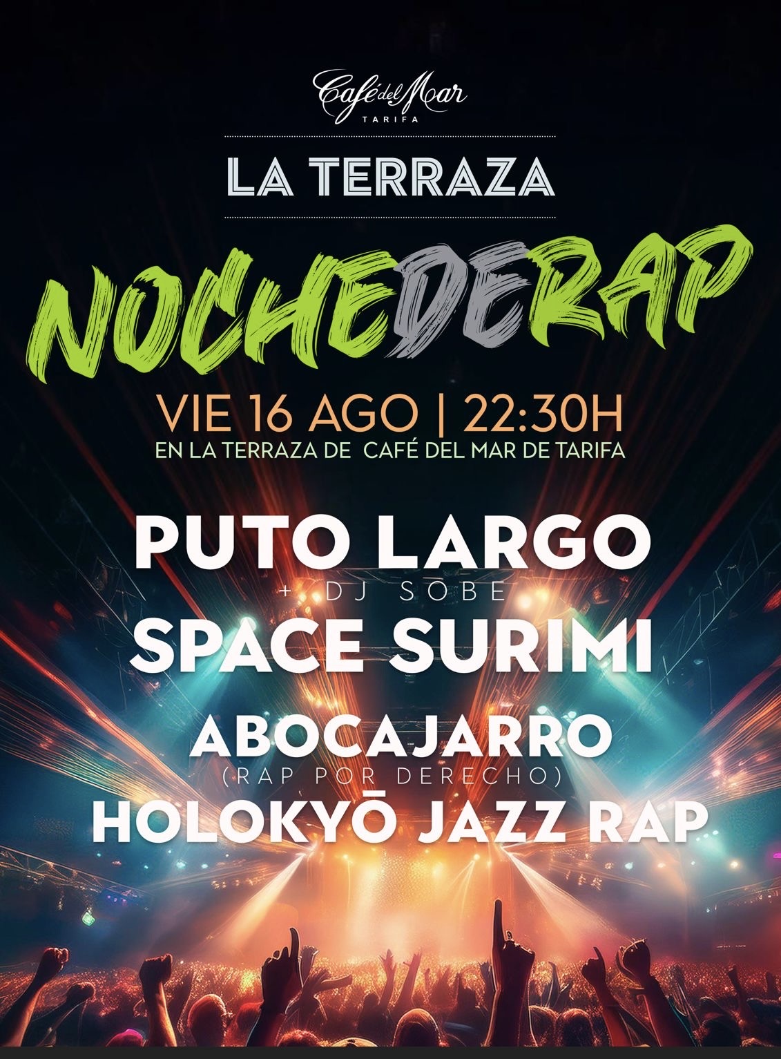 Noche de Rap en Tarifa | Terraza Café del Mar