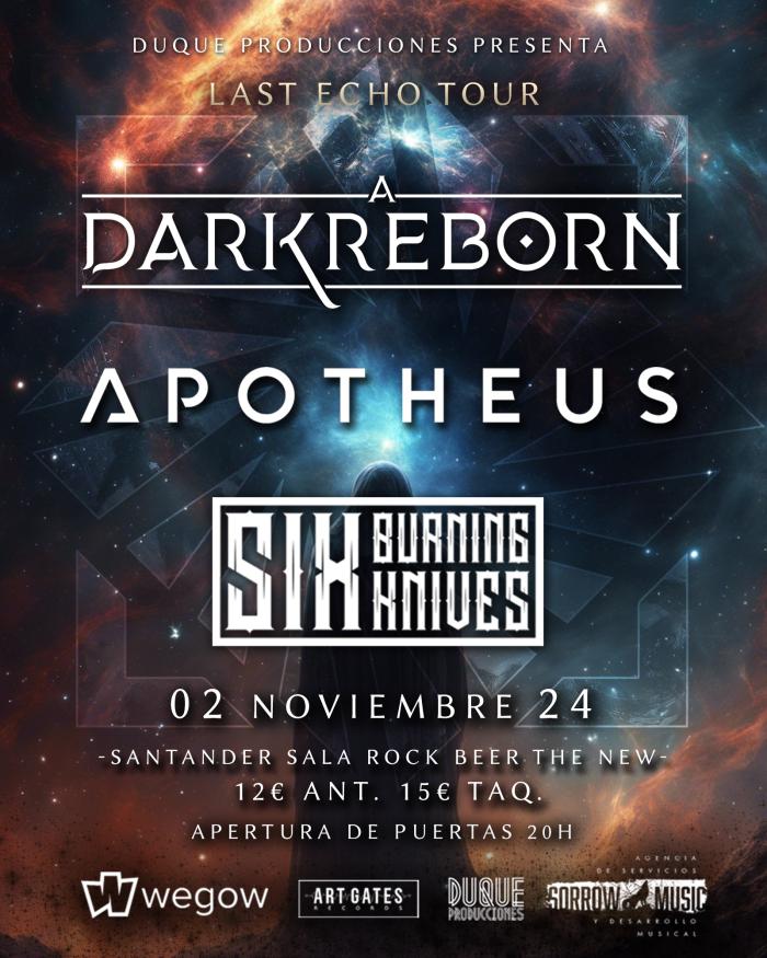 A Dark Reborn en SANTANDER acompañados de Apotheus