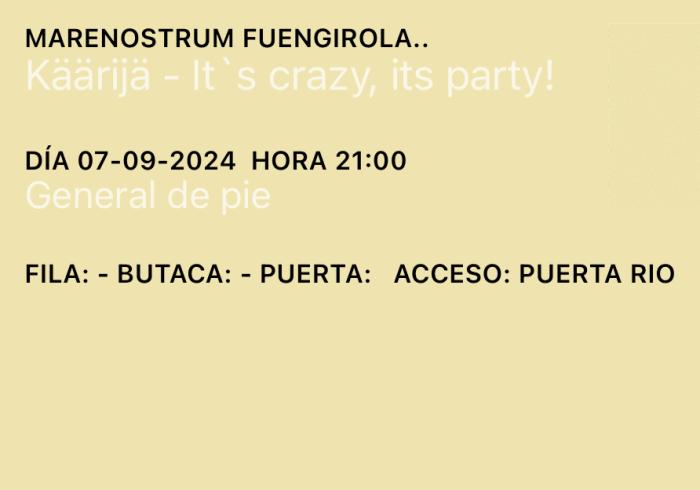 Käärijä-It`s crazy, its party!